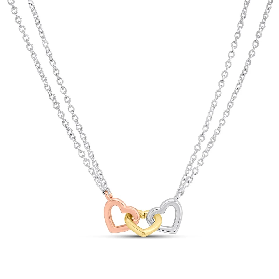 Radley RYJ3461S Silver Tone Stone Set Open Heart Bracelet - J81163