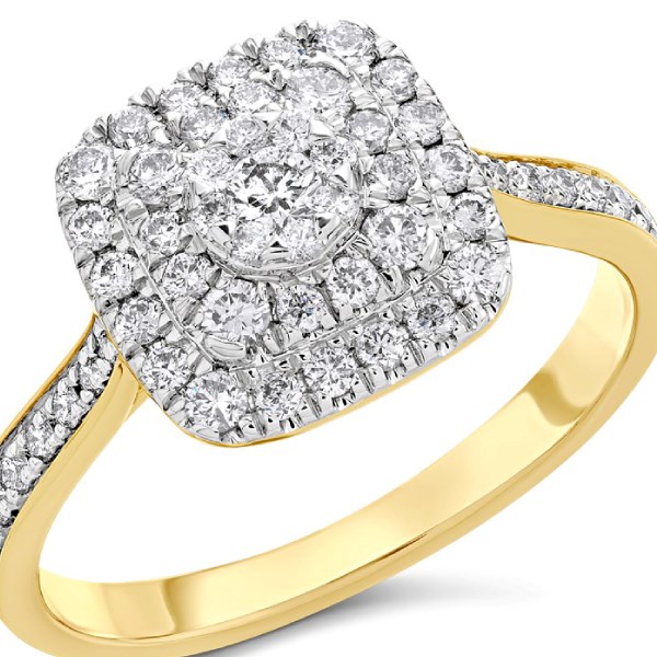 Cluster Engagement Rings