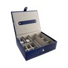 Mele & Co Navy Blue Jewellery And Watch Organiser - A19157 Alternative Image