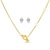 Skagen Gold-Tone Earrings And Necklace Set, SKJB1017SET - A7151 Alternative Image