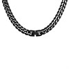 Unique Black IP Steel Necklace - A73113 Alternative Image