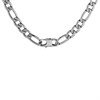 Unique Stainless Steel Figaro Chain - 20in - A7394 Alternative Image