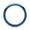 Unique Tungsten Carbide Blue IP Plate Ring - 7mm - A7399 Alternative Image