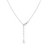 Unique Steel Pink Jade Necklace - A7420 Alternative Image