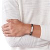 Emporio Armani EGS2719040 Black Leather ID Bracelet - A9102 Alternative Image