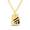 Police PEAGN2211702 LATTITUDE Gold Tone Double Tag Necklace - A98375 Alternative Image