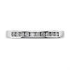 18ct White Gold Diamond Half Eternity Ring - 15pts - D0713 Alternative Image