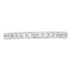 18ct White Gold Diamond Half Eternity Ring - 1/3ct - D0717 Alternative Image