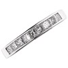 18ct White Gold Princess Cut Diamond Half Eternity Ring - 1/2ct - D0732 Alternative Image