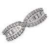 18ct White Gold Diamond Bow Band Ring - 1/2ct - D0752 Alternative Image