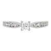 Platinum Princess Cut Diamond Ring - 1/2ct - AGI Certificated - D08101 Alternative Image