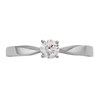 Platinum Diamond Solitaire Ring - 1/4ct - AGI Certificated - D08112 Alternative Image