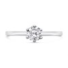 Platinum Diamond Solitaire Engagement Ring - 1/2ct - AGI Certificated - D08118 Alternative Image