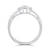 Platinum Diamond Trilogy Ring - 1/3ct - AGI Certificated - D08123 Alternative Image