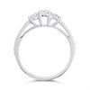 Platinum Diamond Trilogy Ring - 1/2ct - AGI Certificated - D08124 Alternative Image
