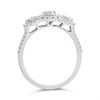 Platinum Diamond Trilogy Cluster Ring - 65pts - AGI Certificated - D08126 Alternative Image