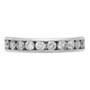 Platinum Diamond Half Eternity Ring - 3/4ct - D08140 Alternative Image