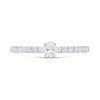Platinum Oval Diamond Ring  1/2ct (AGI Certificate) - D08143 Alternative Image