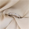 Platinum Channel-Set Diamond Half Eternity Ring, 1/2ct - D08144 Alternative Image