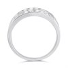 Platinum Channel-Set Three-Row Diamond 1/2 Eternity Ring, 1ct - D08145 Alternative Image