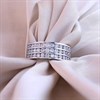 Platinum Channel-Set Three-Row Diamond 1/2 Eternity Ring, 1ct - D08145 Alternative Image