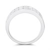 Platinum Channel-Set Two-Row Diamond Eternity Ring, 1ct - D08146 Alternative Image