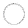 Platinum Claw-Set Diamond Half Eternity Ring - 1/4ct - AGI Cert - D08150 Alternative Image