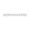 Platinum Claw-Set Diamond Half Eternity Ring - 1/3ct - AGI Cert - D08160 Alternative Image