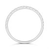 Platinum Claw-Set Diamond Half Eternity Ring - 1/3ct - AGI Cert - D08160 Alternative Image