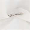 Platinum Claw-Set Diamond Half Eternity Ring - 1/3ct - AGI Cert - D08160 Alternative Image