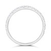 Platinum Claw-Set Diamond Half Eternity Ring - 1/2ct - AGI Cert - D08161 Alternative Image