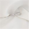 Platinum Claw-Set Diamond Half Eternity Ring - 1/2ct - AGI Cert - D08161 Alternative Image