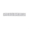 Platinum Claw-Set Diamond Half Eternity Ring - 3/4ct - AGI Cert - D08162 Alternative Image