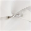 Platinum Claw-Set Diamond Half Eternity Ring - 3/4ct - AGI Cert - D08162 Alternative Image
