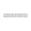 Platinum Claw-Set Diamond Half Eternity Ring - 1ct - AGI Cert - D08163 Alternative Image