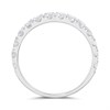 Platinum Claw-Set Diamond Half Eternity Ring - 1ct - AGI Cert - D08163 Alternative Image