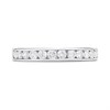 Polar Fire Platinum Diamond Channel-Set 1/2 Eternity Ring- 1/2ct (GLI Certificate) - D08172 Alternative Image