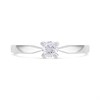 Polar Fire Platinum Diamond Solitaire Engagement Ring - 1/4ct - D0820 Alternative Image