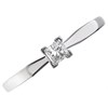 Platinum Princess Cut Diamond Solitaire Ring - 15pts - AGI Certificated - D0821 Alternative Image