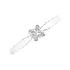 Platinum Princess Cut Diamond Solitaire Ring - 20pts - AGI Certificated - D0822 Alternative Image