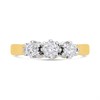 18ct Gold Diamond Trilogy  Ring, 1/2ct - D1107 Alternative Image