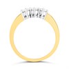 18ct Gold Diamond Trilogy  Ring, 1/2ct - D1108 Alternative Image