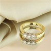 18ct Gold Diamond Trilogy  Ring, 1/2ct - D1108 Alternative Image