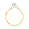 Arctic Circle 9ct Gold Radiant Cut Diamond Solitaire Ring - 30pts - IGI Certificated - D3102 Alternative Image