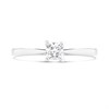 Arctic Circle 9ct White Gold Radiant Cut Diamond Solitaire Ring - 30pts - IGI Certificated - D3103 Alternative Image