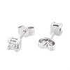 Arctic Circle 9ct White Gold Diamond Solitaire Stud Earrings - 1/4ct per pair - D3152 Alternative Image