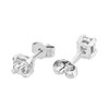 Arctic Circle 9ct White Gold Diamond Solitaire Stud Earrings - 40pts per pair - D3154 Alternative Image