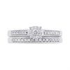 9ct White Gold Diamond Bridal Set - 1/4ct - D32142 Alternative Image
