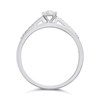 9ct White Gold Diamond Bridal Set - 1/4ct - D32142 Alternative Image