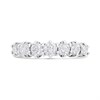 18ct Gold Diamond Claw-Set Half-Eternity Ring, 1ct - D4222 Alternative Image